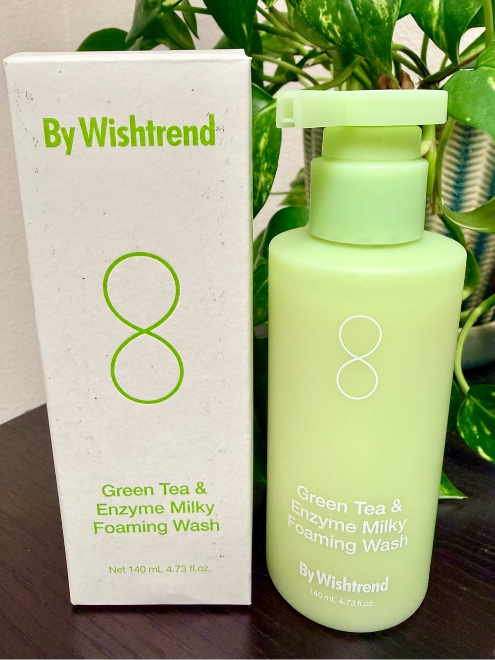 Green Tea & Enzyme Milky Foaming Wash — 140mL Gentle Cleanser